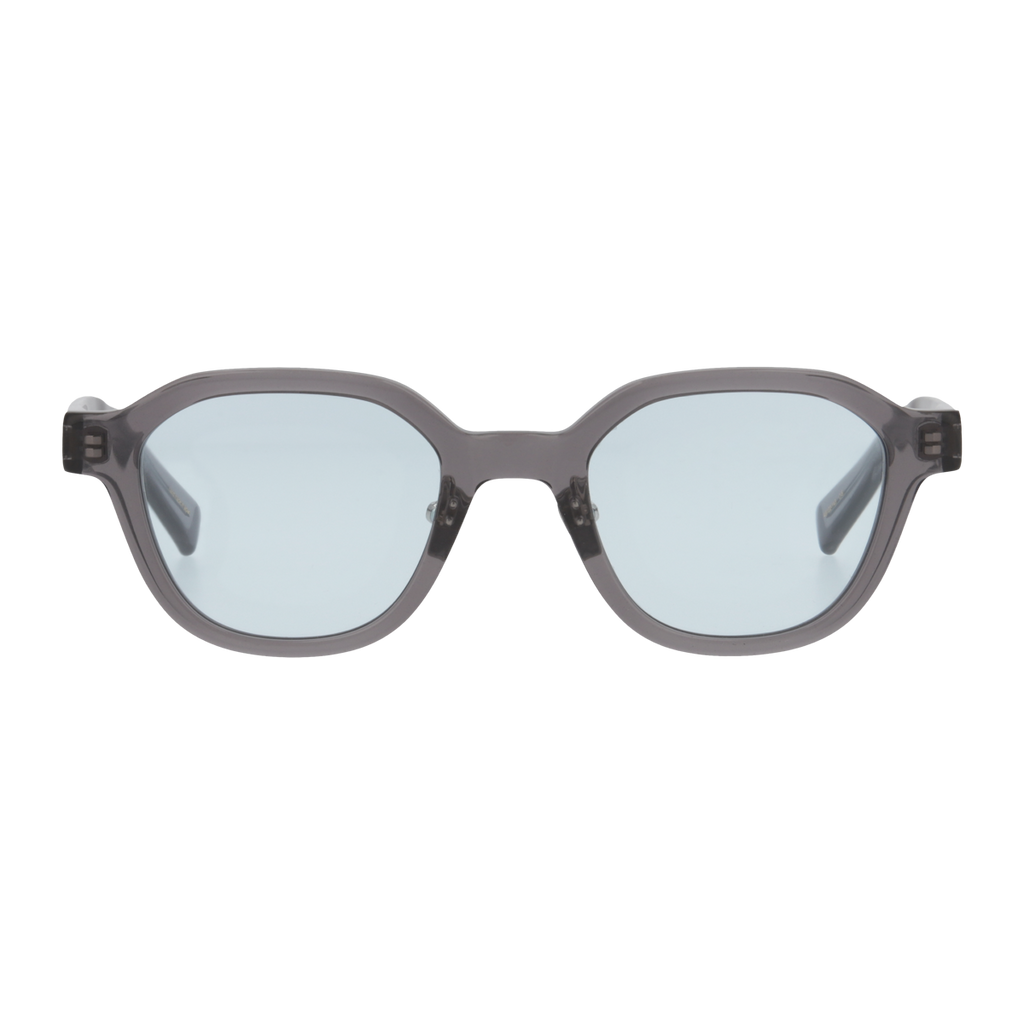flanagan　clear gray　blue green  lens
