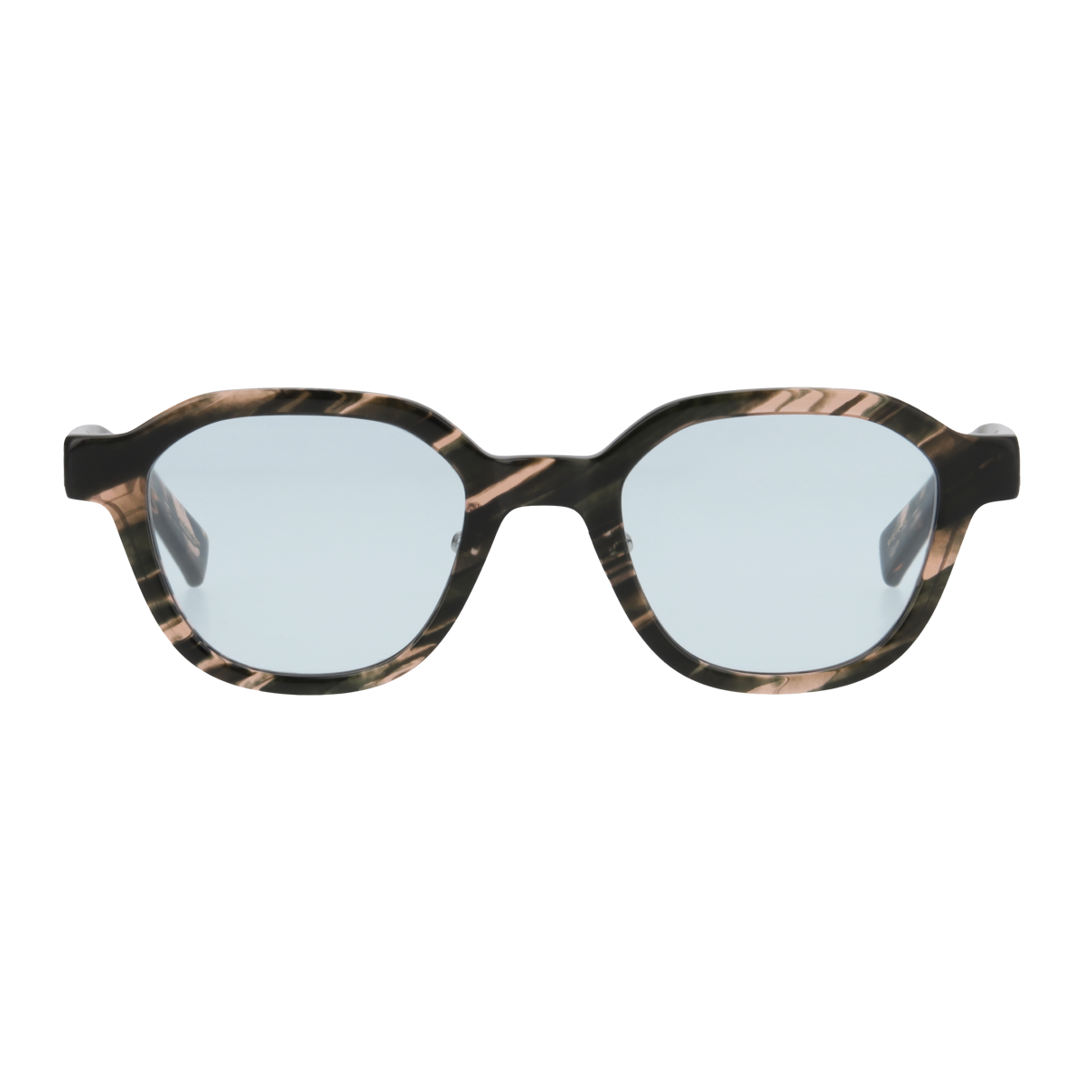 flanagan　mix dark green   blue green   lens