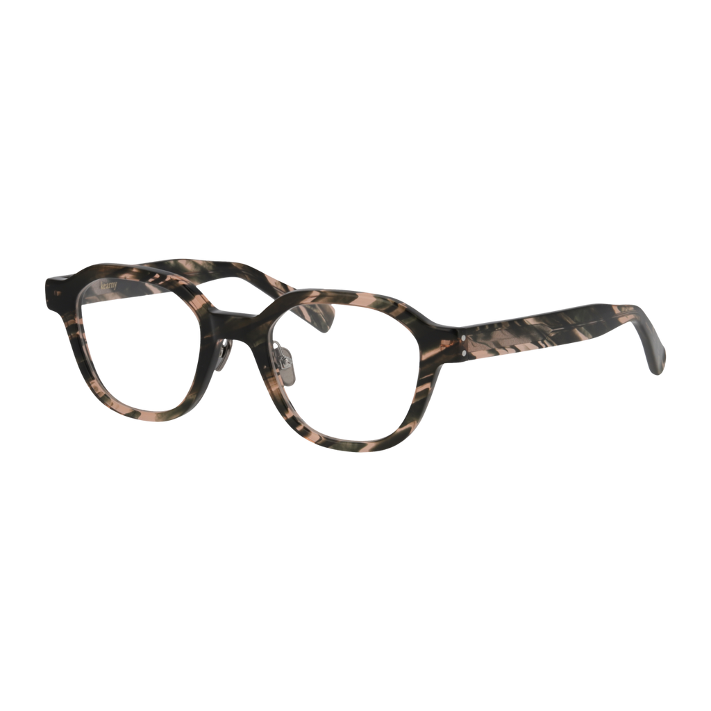 flanagan　mix dark green   clear   lens