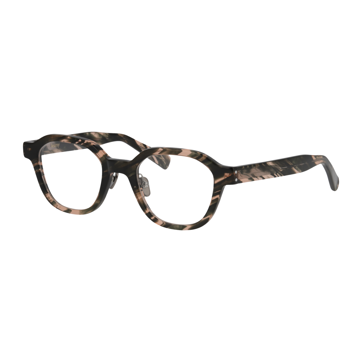 flanagan　mix dark green   clear   lens