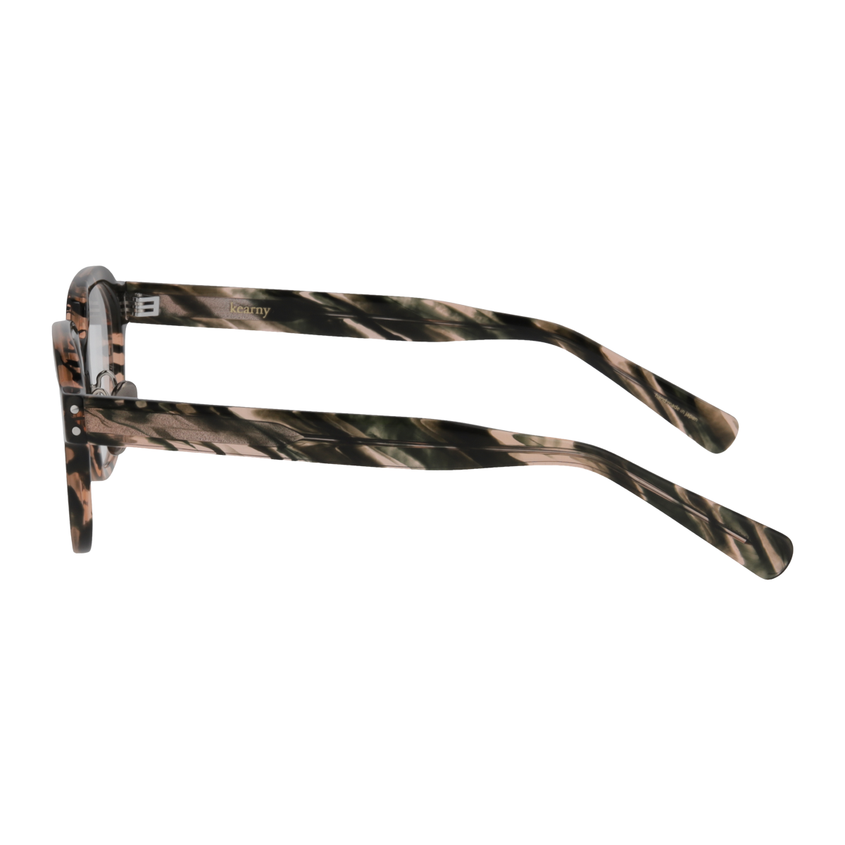 flanagan　mix dark green   clear   lens