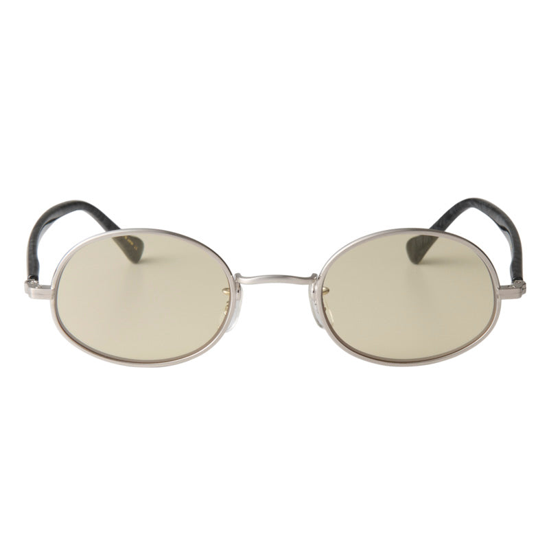 gravel-3　black stone x silver　green tea lens