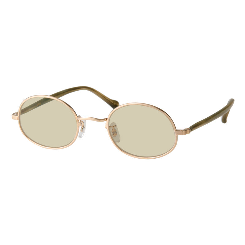 gravel-3　green stone x gold　green tea lens
