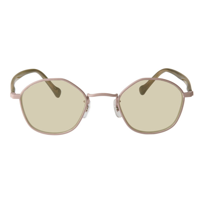 gravel-8　green stone x beige　green tea lens