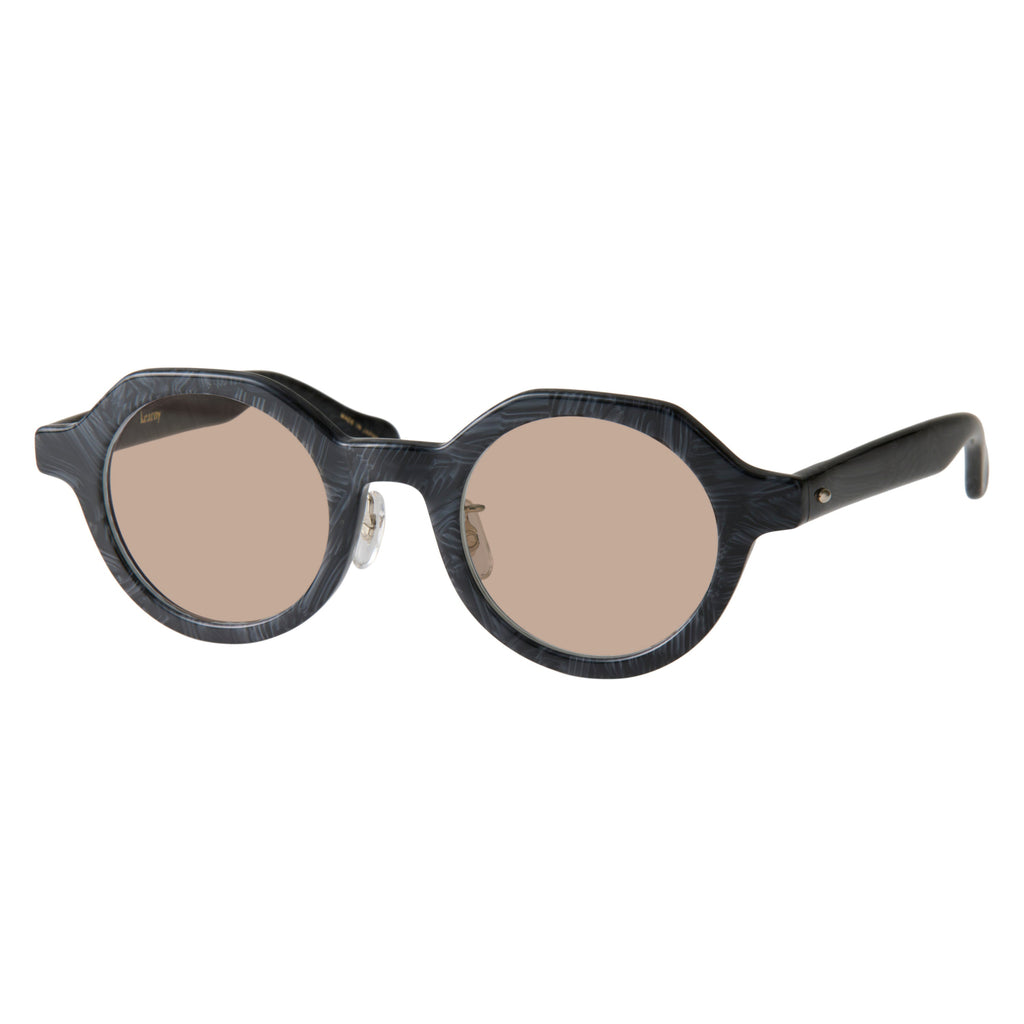 gravel-5　black stone　coarse tea lens