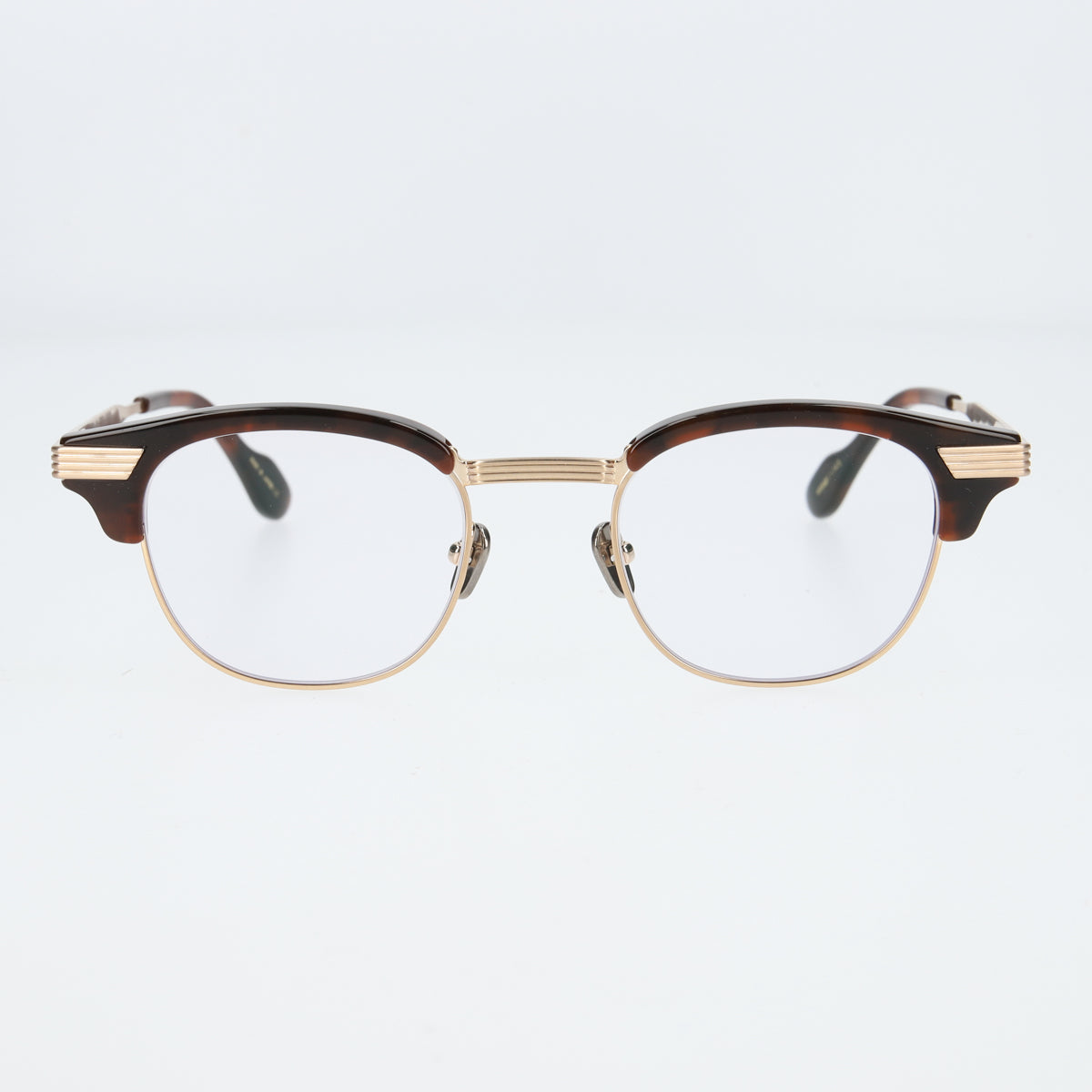 keith  chocolate demi gold clear lens