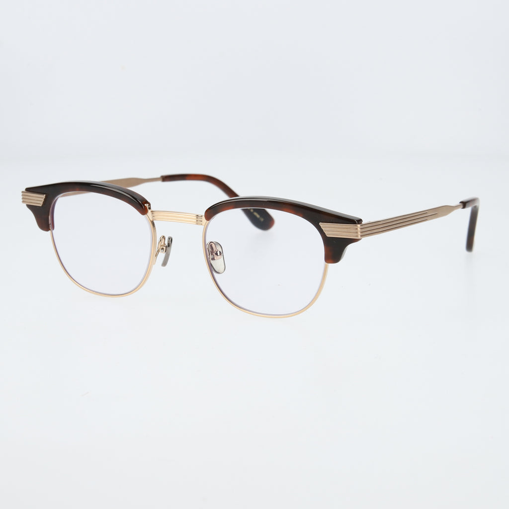 keith  chocolate demi gold clear lens
