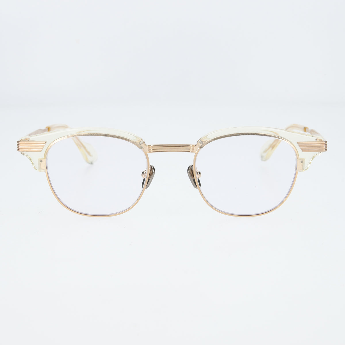 keith  clear yellow gold　clear lens