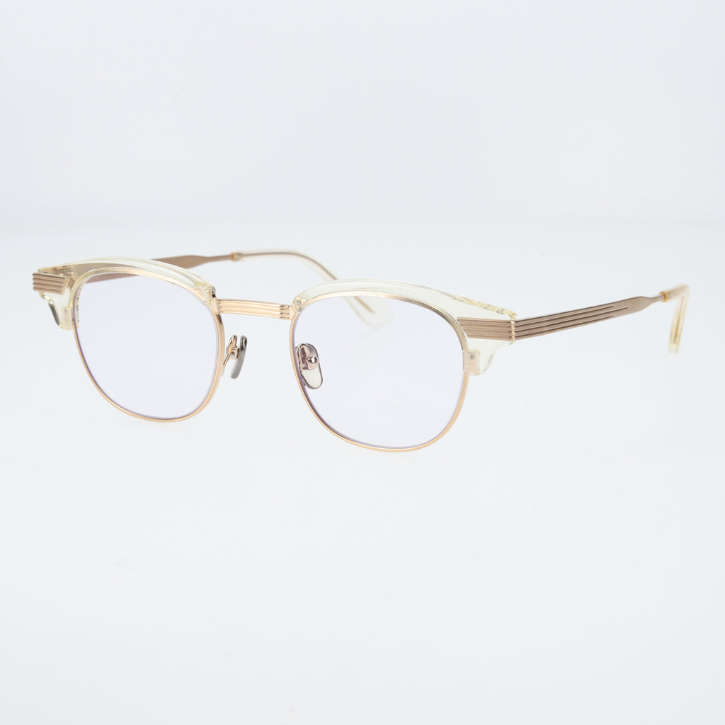 keith  clear yellow gold　clear lens