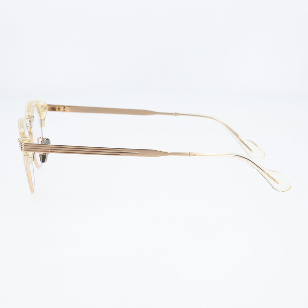 keith  clear yellow gold　clear lens