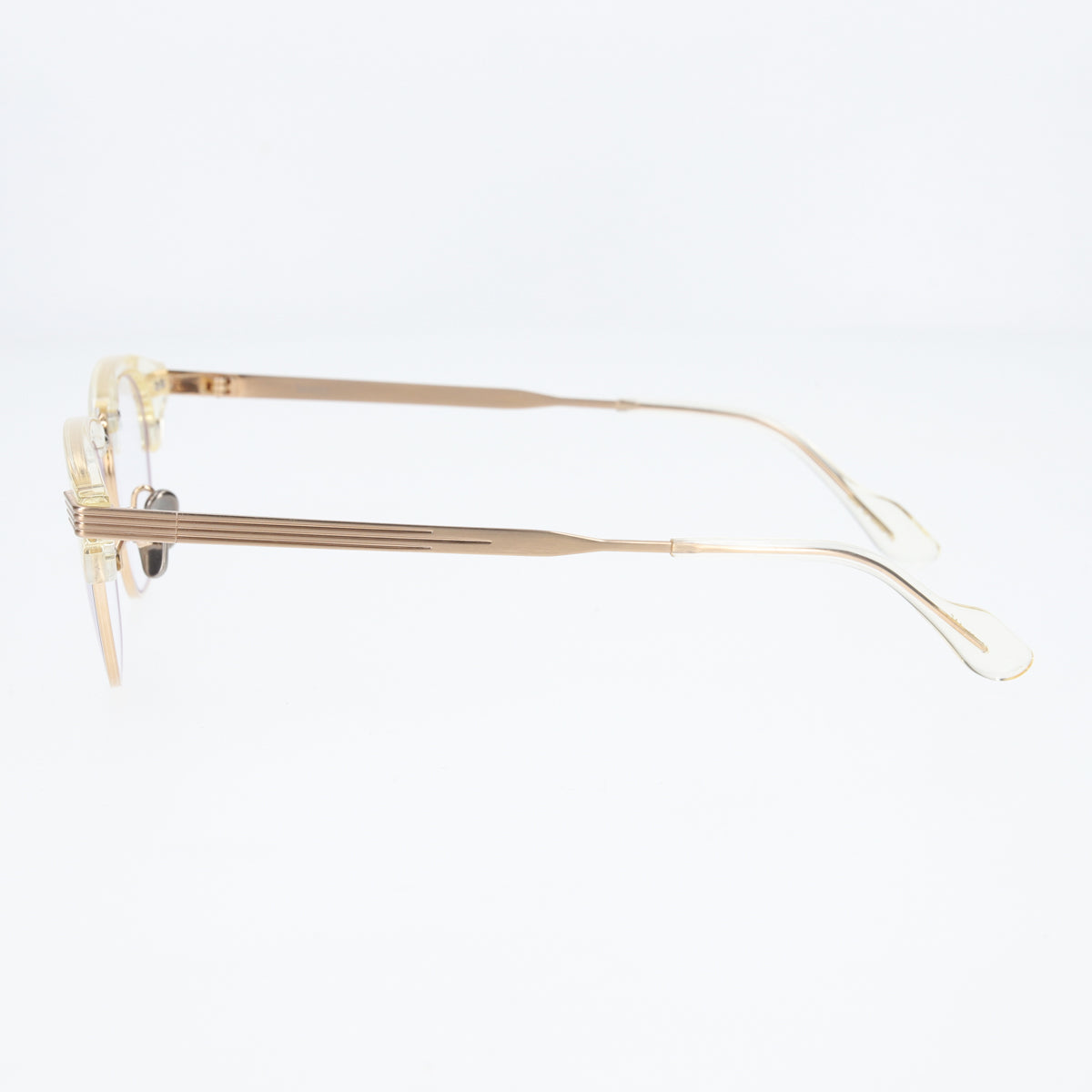 keith  clear yellow gold　clear lens