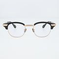 keith  black × gold  clear lens