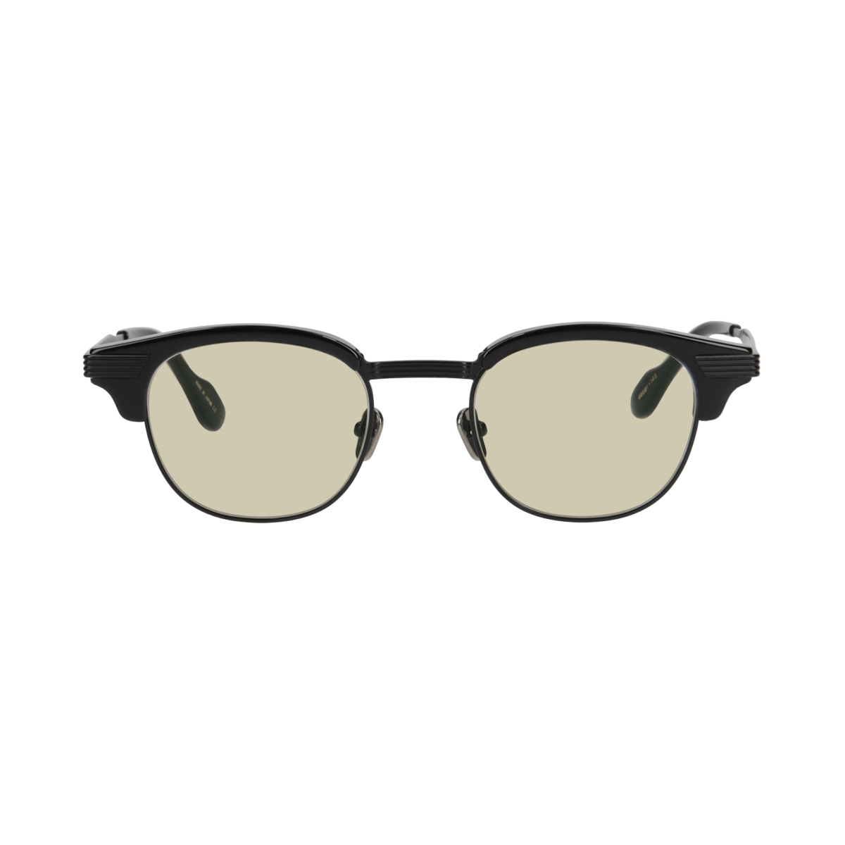 keith  black × black　green yellow lens