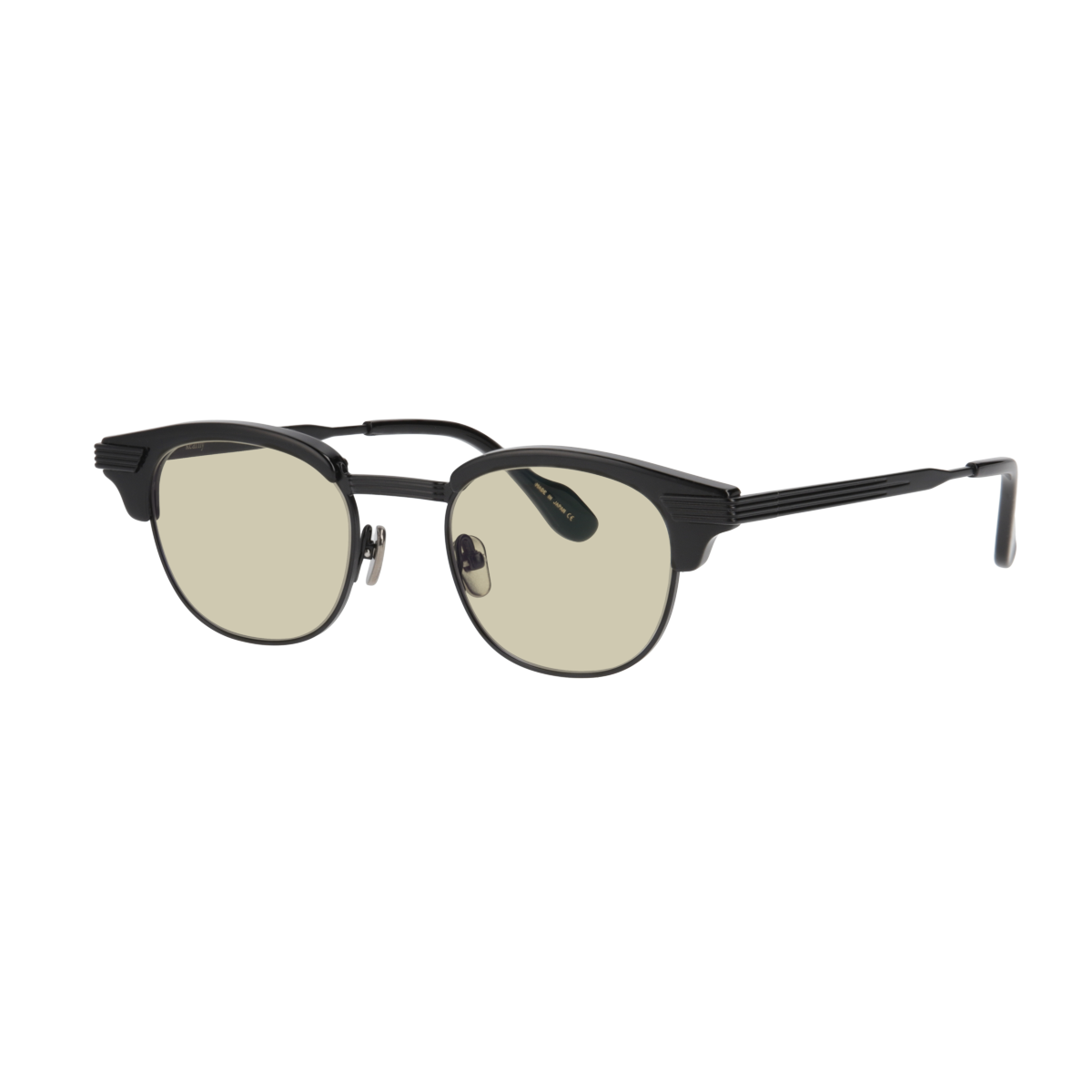 keith  black × black　green yellow lens