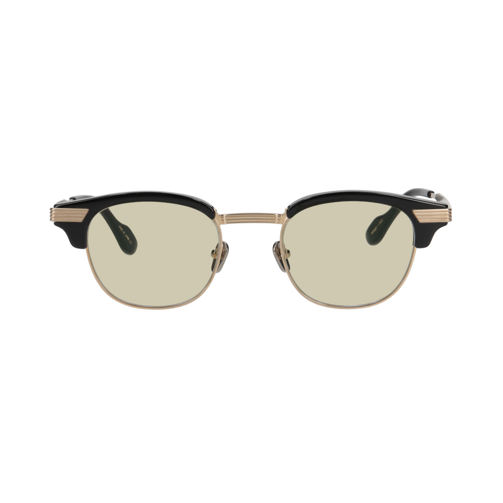 keith  black × gold　green yellow lens
