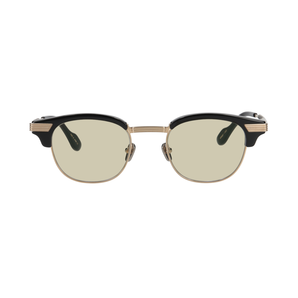 keith  black × gold　green yellow lens