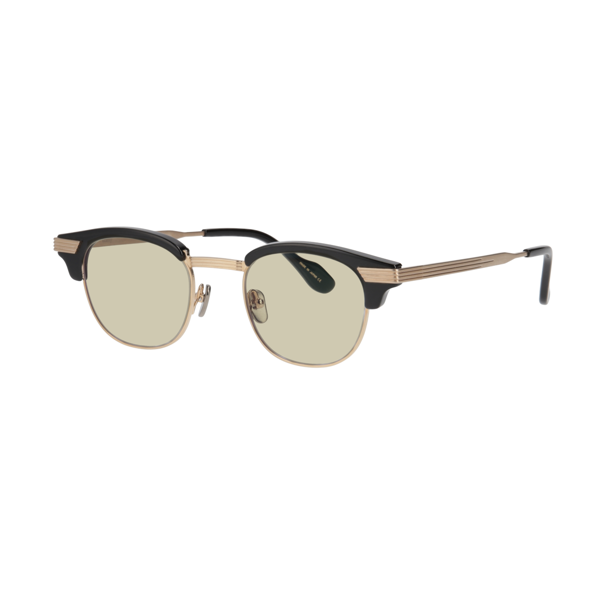 keith  black × gold　green yellow lens