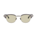 keith  clear gray × silver　green yellow lens