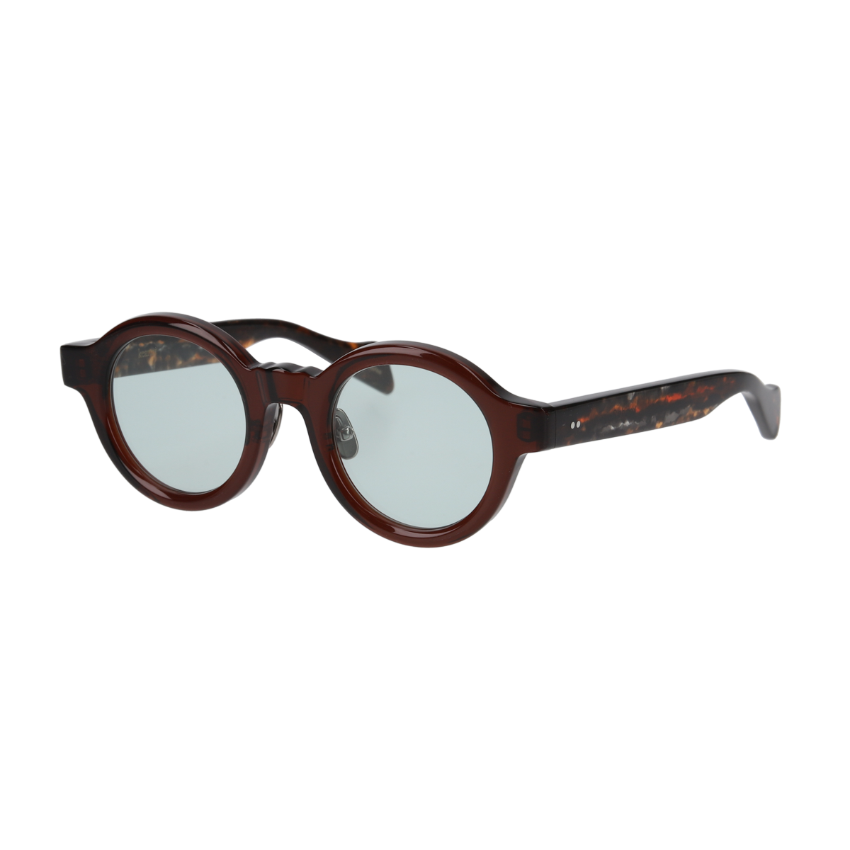 konide-2 clear brown × tiger brown green lens