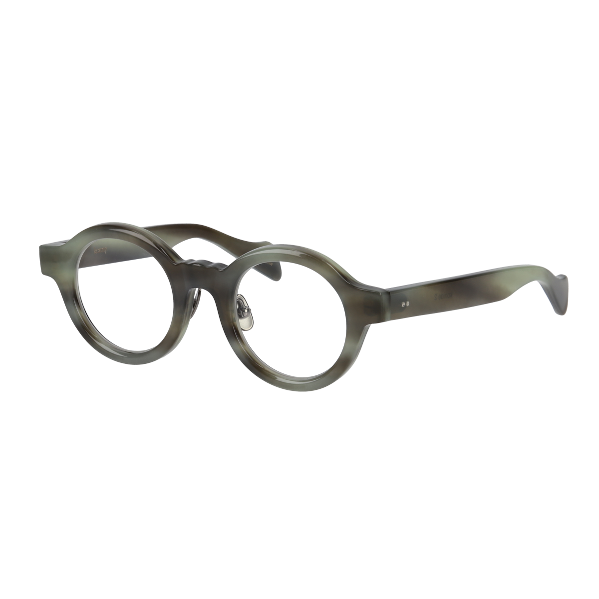 konide-2 sage green clear lens