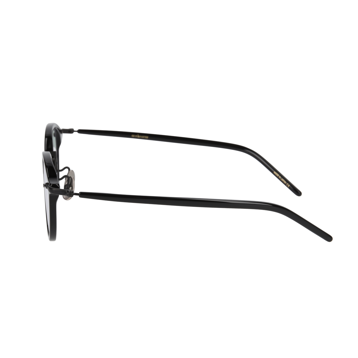 miltonⅡ black × black clear lens