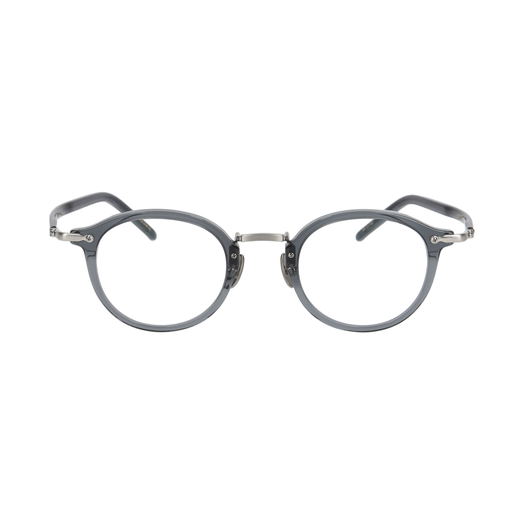 miltonⅡ　deep gray × silver clear lens