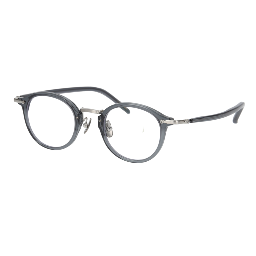 miltonⅡ　deep gray × silver clear lens