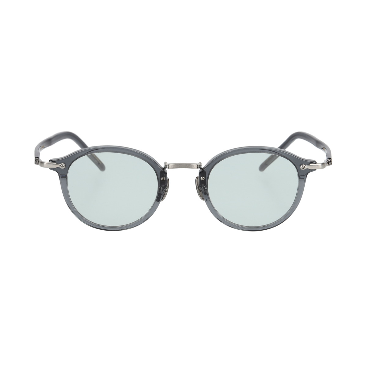 miltonⅡ　deep gray × silver green lens