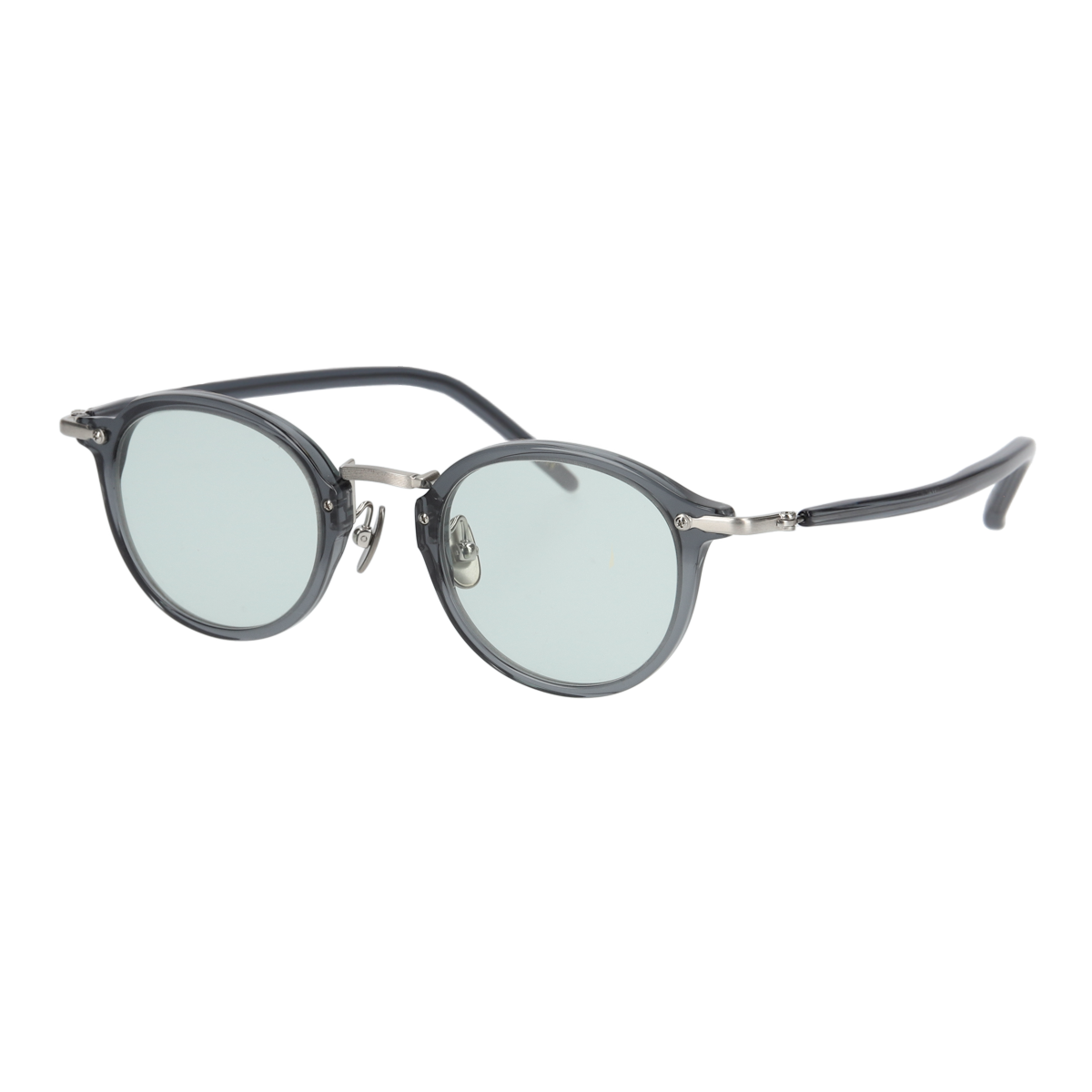 miltonⅡ　deep gray × silver green lens