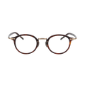 miltonⅡ　demi brown × gold clear lens