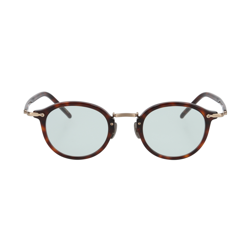 miltonⅡ　demi brown × gold green lens