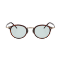 miltonⅡ　demi brown × gold green lens