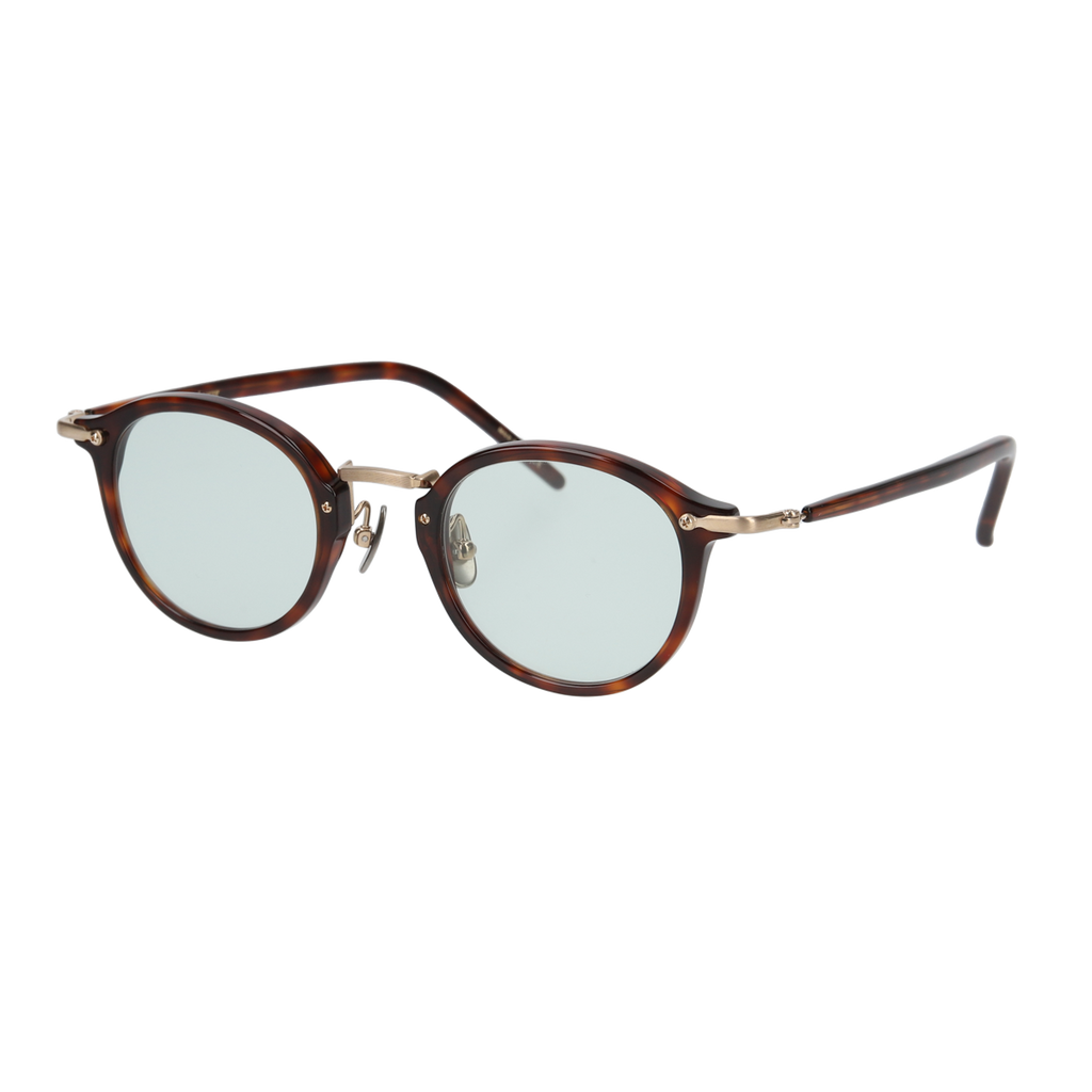 miltonⅡ　demi brown × gold green lens