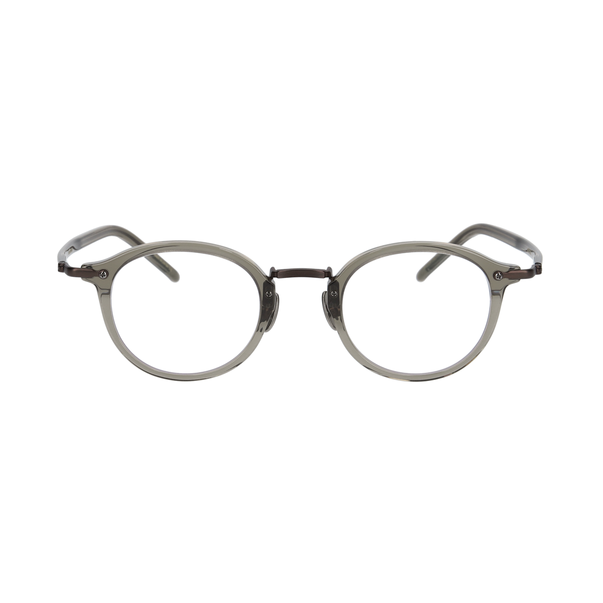 miltonⅡ　smoke khaki × brown clear lens