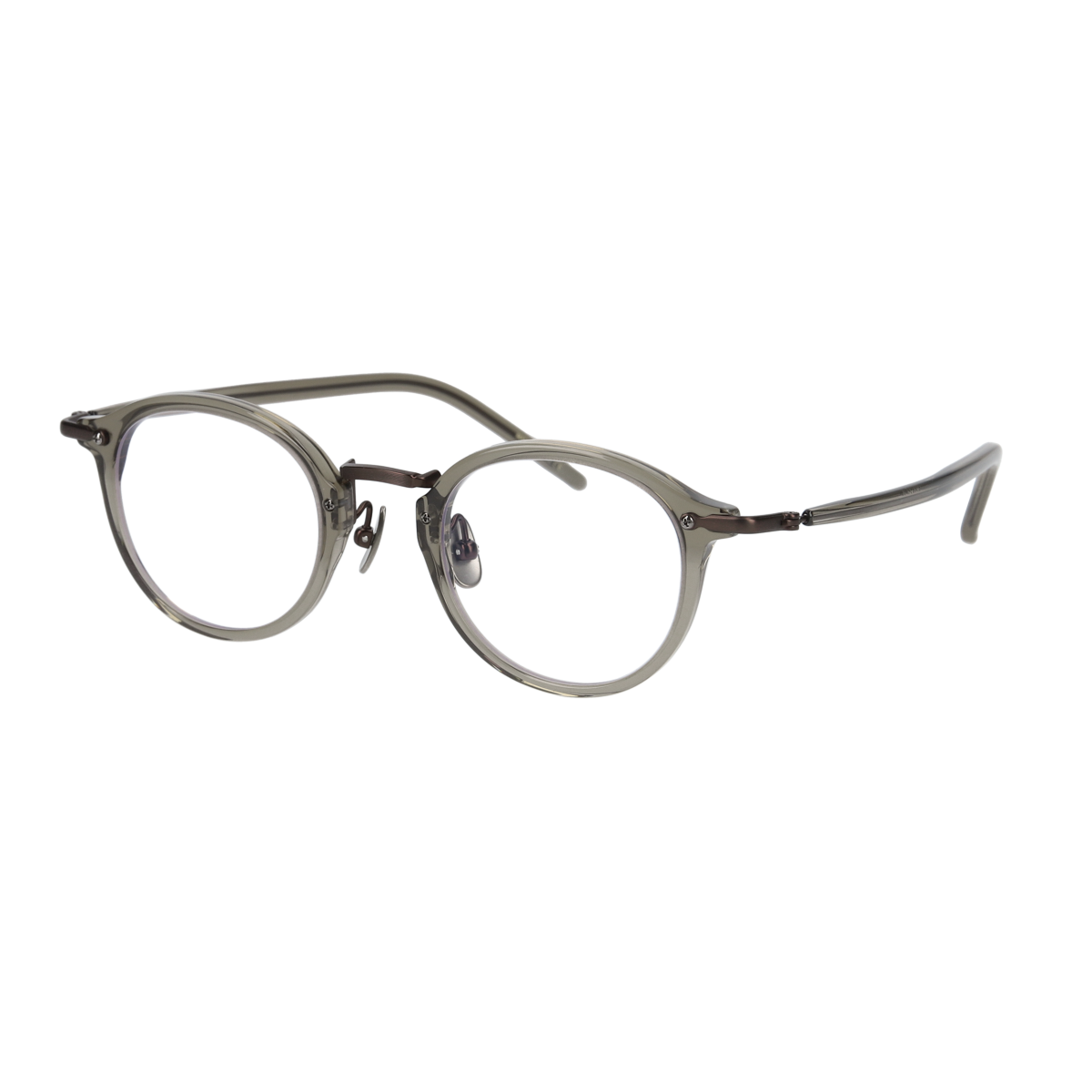 miltonⅡ　smoke khaki × brown clear lens