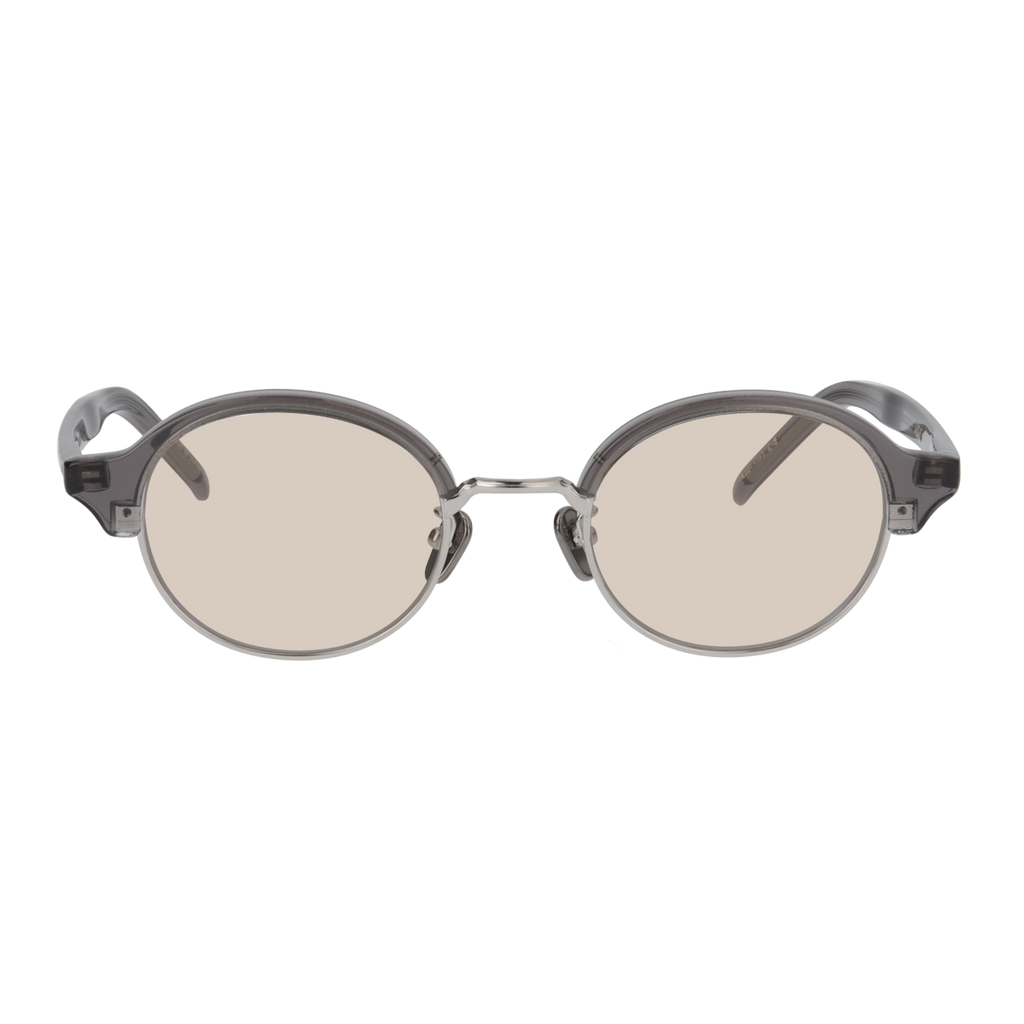 nupuri　clear gray　brown lens