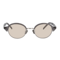 nupuri　clear gray　brown lens
