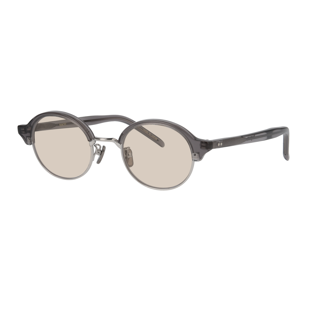 nupuri　clear gray　brown lens