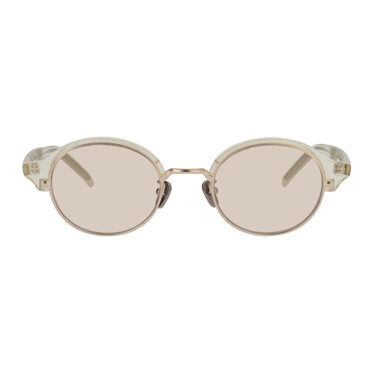 nupuri　clear yellow　brown lens