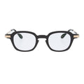 paul  black × gold   clear lens
