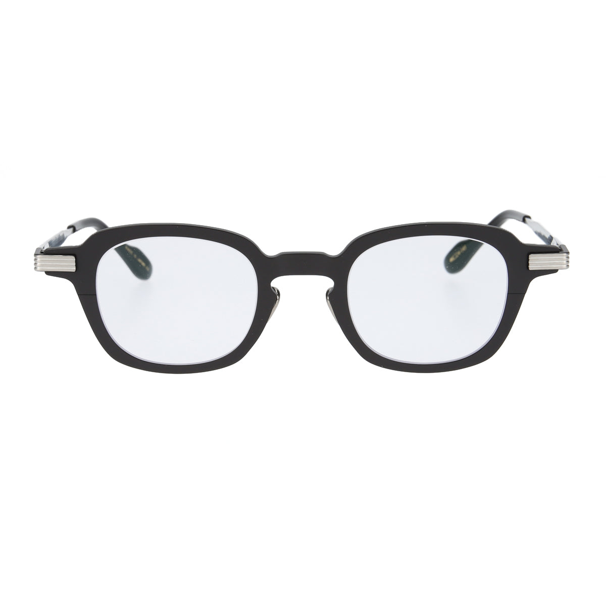 paul  black × silver  clear lens