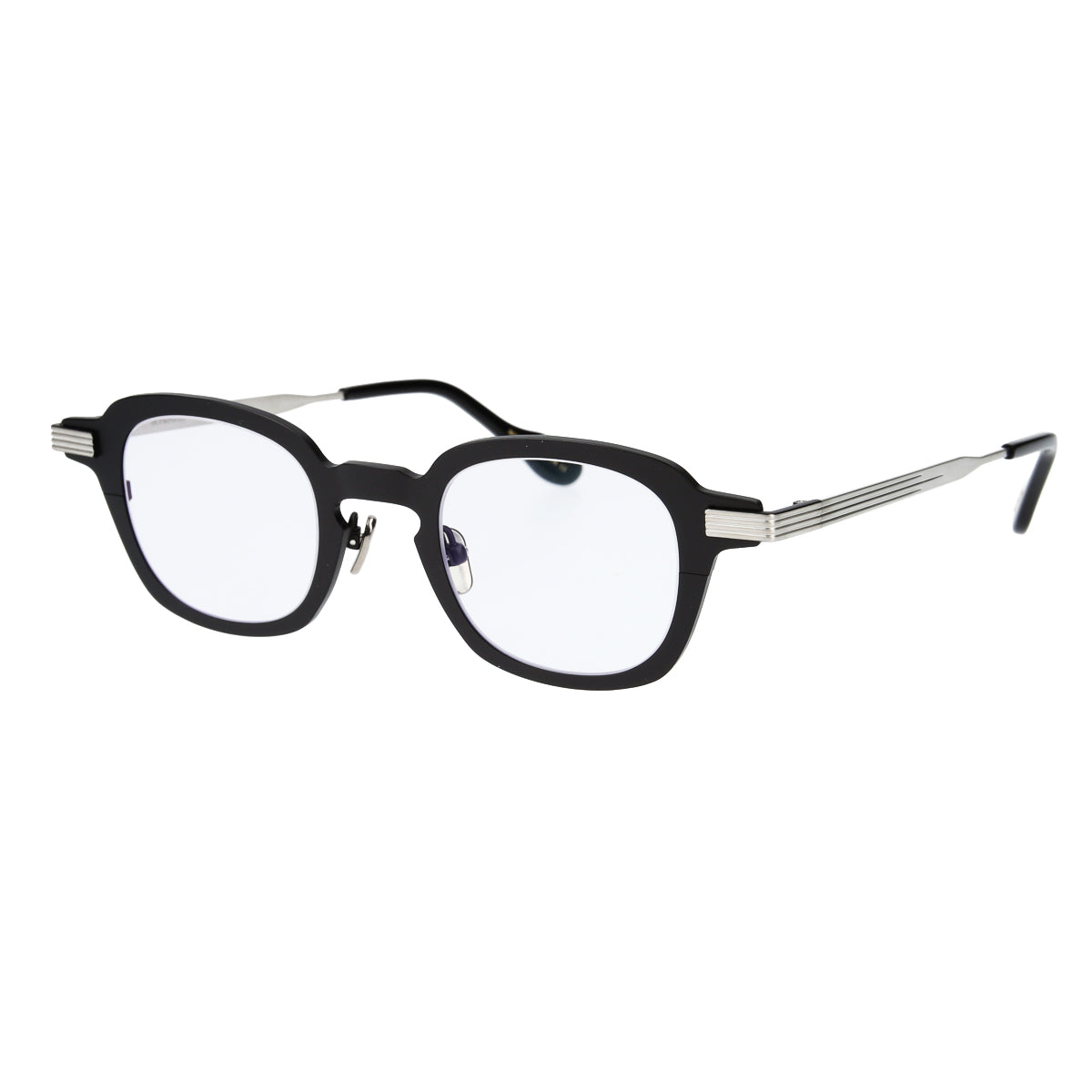 paul  black × silver  clear lens