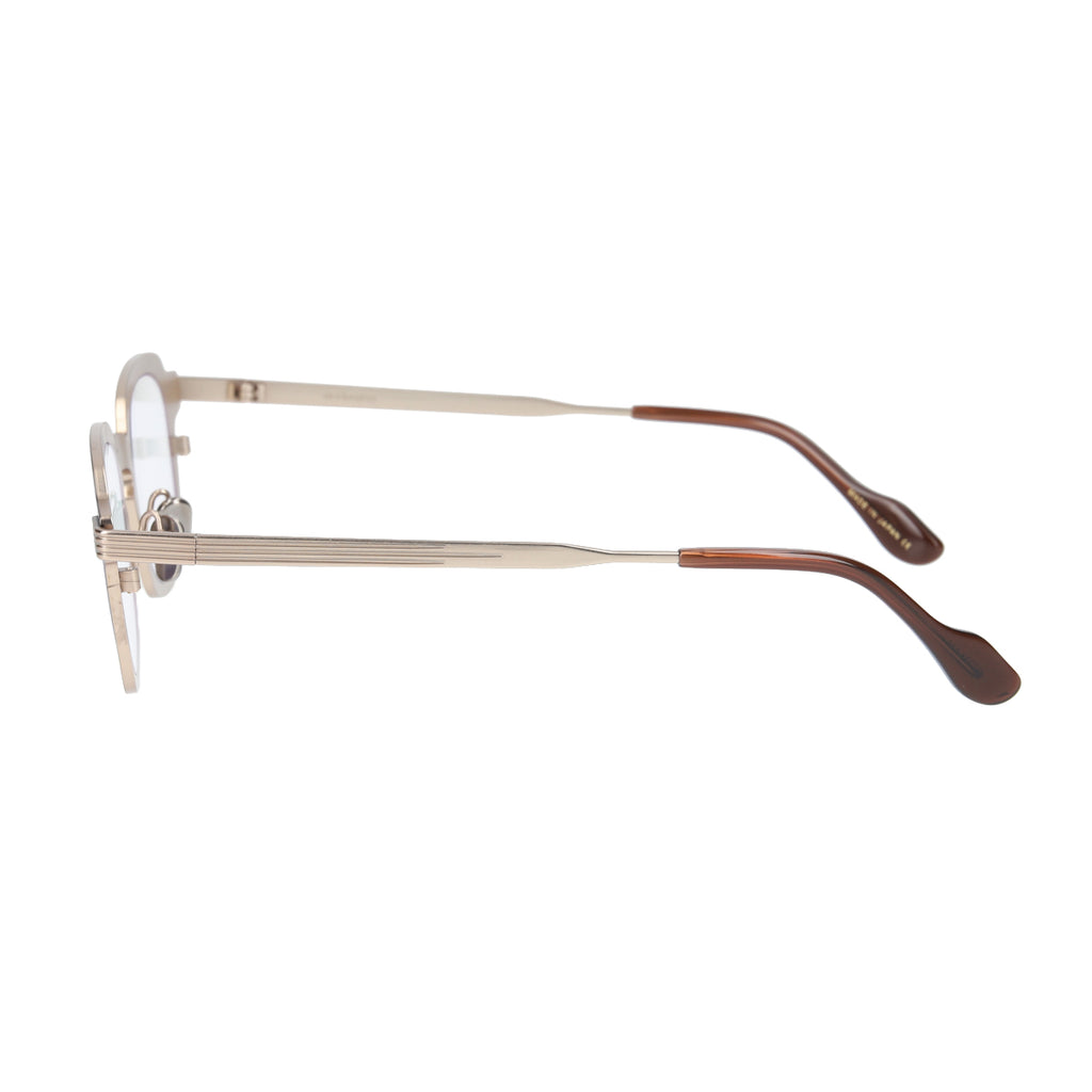 paul  brown × gold clear lens