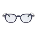 paul  navy × silver  clear lens