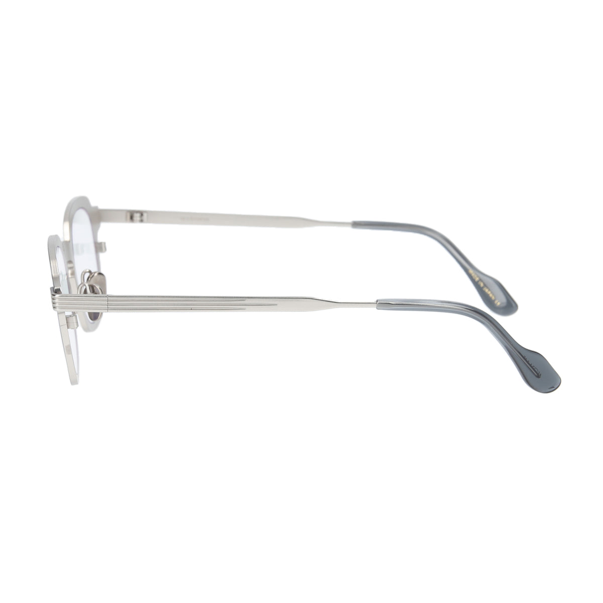 paul  navy × silver  clear lens