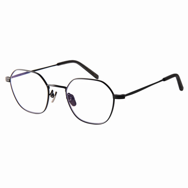raymond　black　clear lens