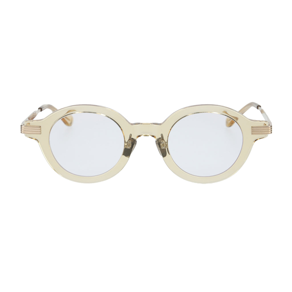 saint  amber gold clear lens