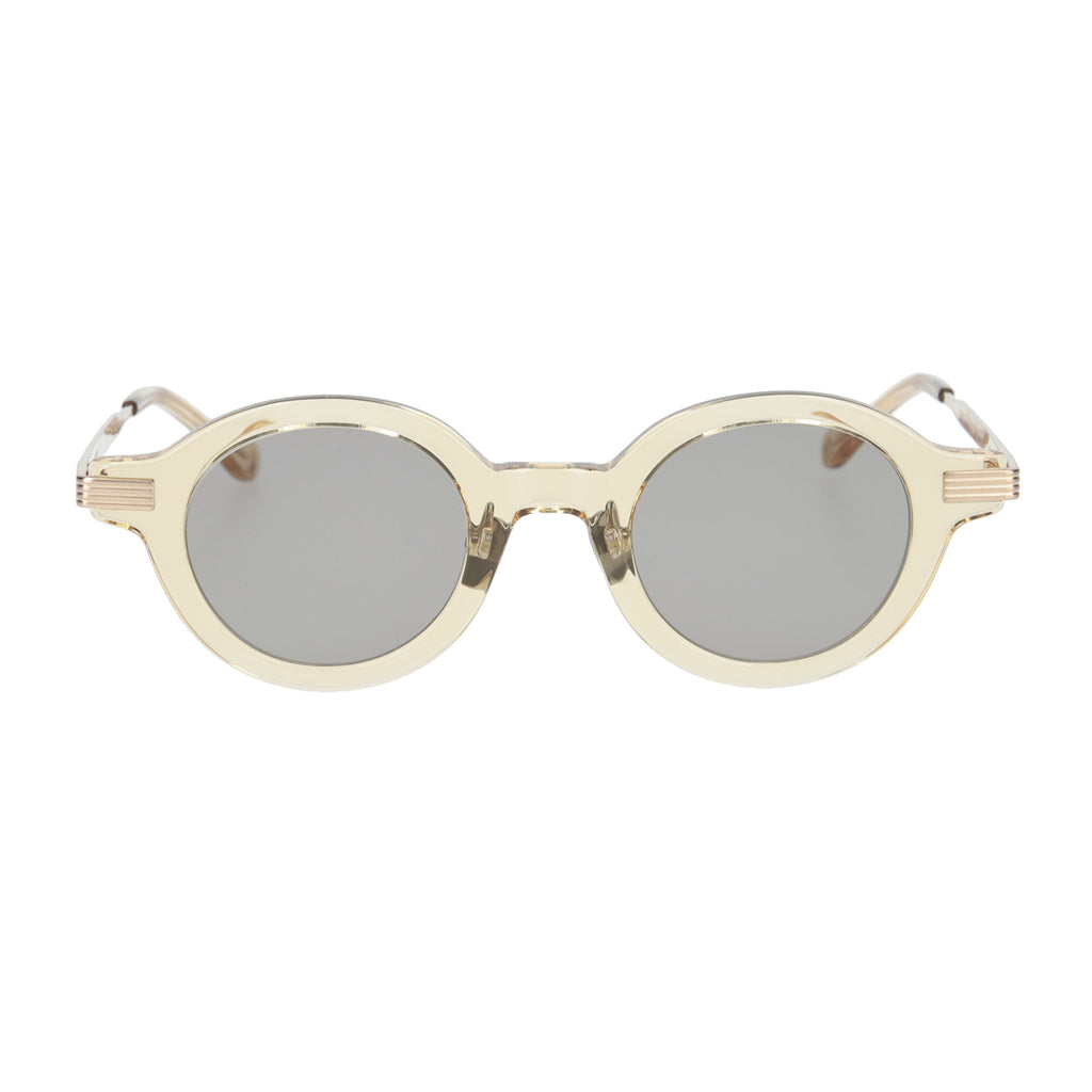 saint  amber gold  gray lens