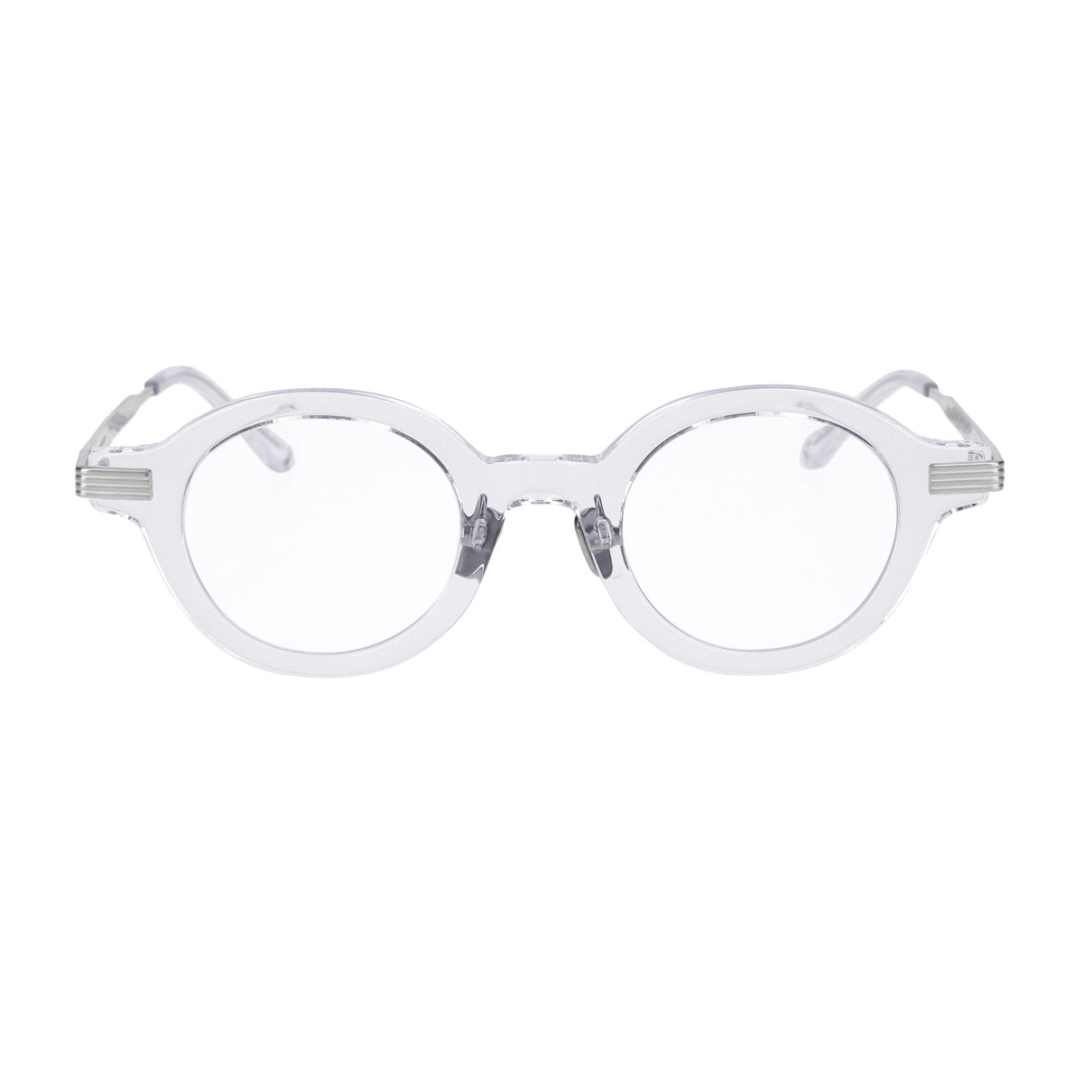 saint  crystal purple × silver  clear lens