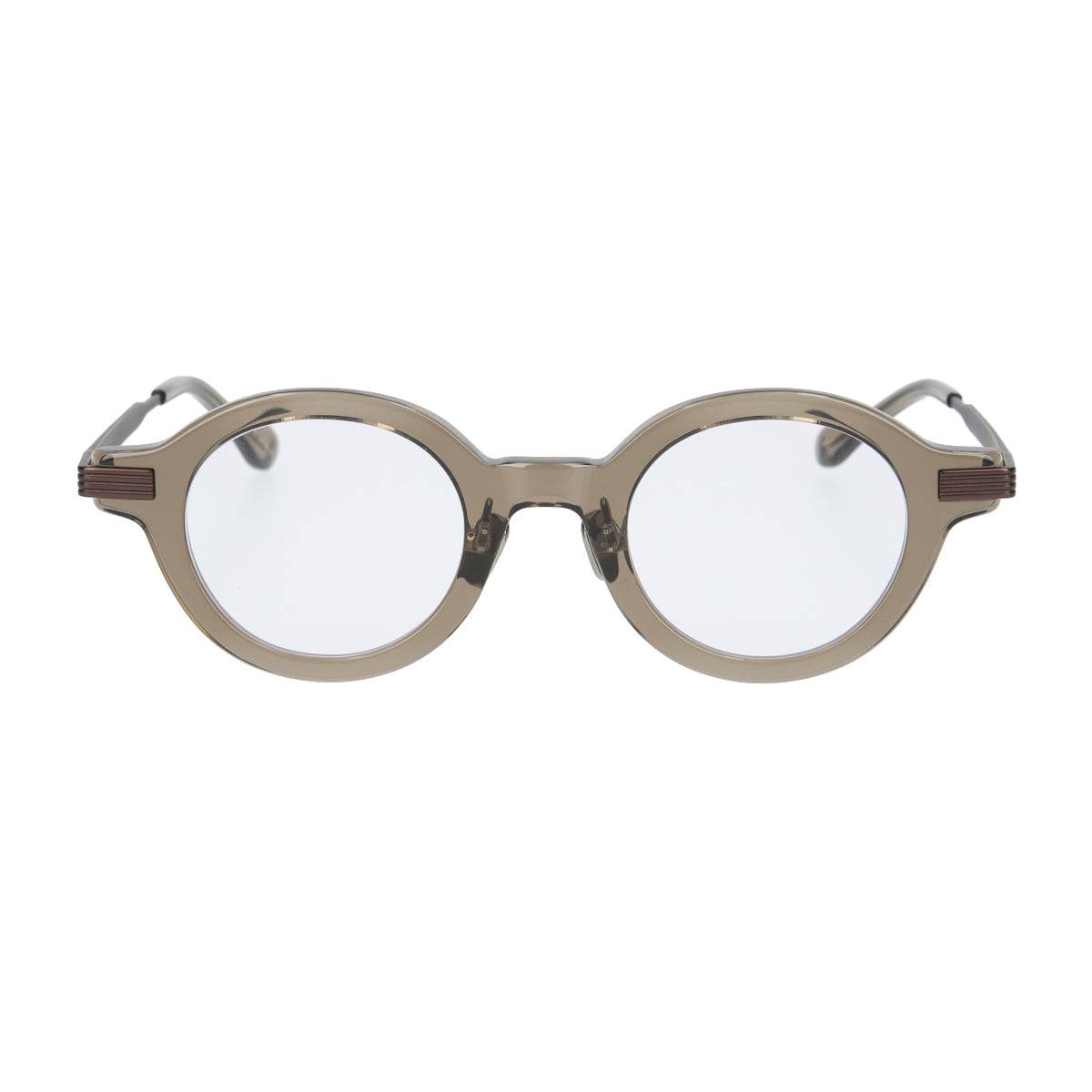 saint  khaki brown  clear lens